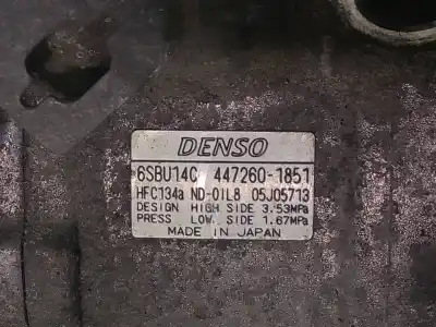 Peça sobressalente para automóvel em segunda mão compressor de ar condicionado a/a a/c por bmw serie 1 coupe (e82) 2.0 turbodiesel cat referências oem iam 6452698786202  4472601851