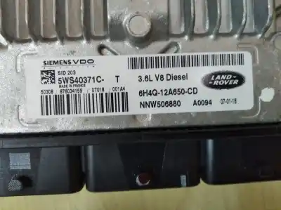 Second-hand car spare part ecu engine control for land rover range rover (lm) 3.6 td v8 oem iam references 6h4q12a650cd nnw506880 5ws4037c