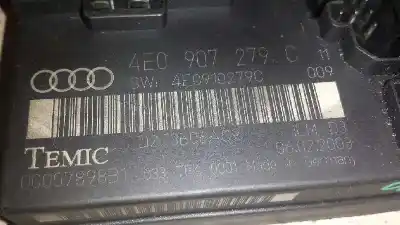 Автозапчастина б/у електронний модуль для audi a8 (4e2) 4.2 v8 32v tdi biturbo посилання на oem iam 4e0907279c  4e0910279c