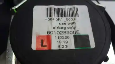 Peça sobressalente para automóvel em segunda mão cinto de segurança dianteiro esquerdo por bmw mini (r56) one referências oem iam 601028900e  