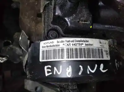 Second-hand car spare part complete engine for skoda octavia berlina (1z3) 1.6 collection [1.6 ltr. - 77 kw tdi dpf] oem iam references cayc  