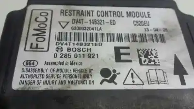 Peça sobressalente para automóvel em segunda mão centralina de airbag por ford kuga (cbv) * referências oem iam dv4t14b321ed  0285011921