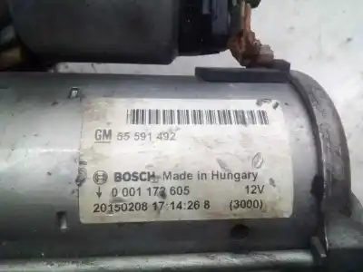 Peça sobressalente para automóvel em segunda mão motor de arranque por opel corsa e (x15) 1.3 cdti (08. 68) referências oem iam 55591492  0001172605