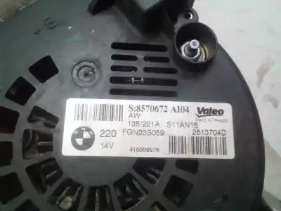 İkinci el araba yedek parçası alternatör için bmw serie 5 lim. (f10) 3.0 turbodiesel oem iam referansları 8570672ai04 2613704d fgn23s059