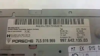 Автозапчасти б/у gps-навигационная система за porsche cayenne (typ 9pa) 4.5 v8 turbo cat ссылки oem iam 7l5919969  