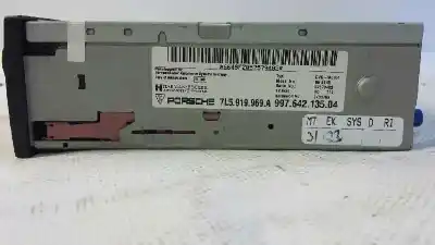 Pezzo di ricambio per auto di seconda mano sistema di navigazione gps per porsche cayenne (typ 9pa) 4.5 v8 turbo cat riferimenti oem iam 7l5919969a  