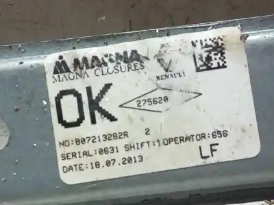Pezzo di ricambio per auto di seconda mano alzacristalli anteriore sinistro per dacia logan ii ambiance riferimenti oem iam 807213282r  