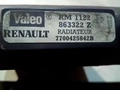 Pezzo di ricambio per auto di seconda mano radiatore d acqua per renault scenic (ja..) motor 1.9 ltr. - 72 kw dti diesel cat riferimenti oem iam 7700425842b  863322z
