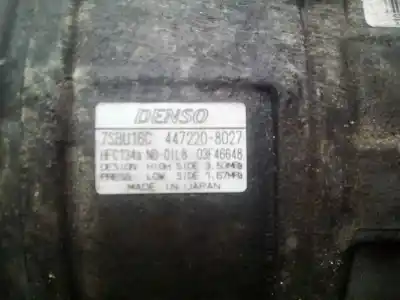 Peça sobressalente para automóvel em segunda mão compressor de ar condicionado a/a a/c por bmw serie x3 (e83) 3.0i [3.0 ltr. - 170 kw 24v cat] referências oem iam 4472208027  03f46648