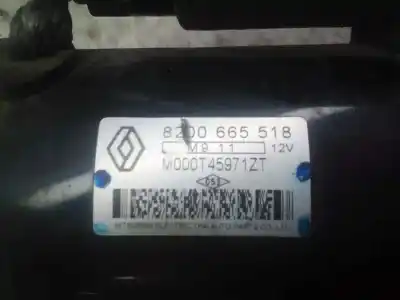 Second-hand car spare part starter motor for renault modus 1.4 16v oem iam references 8200665518  m000t45971zt