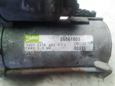 Peça sobressalente para automóvel em segunda mão motor de arranque por fiat linea (110) 1.3 16v jtd cat referências oem iam 55561503  d6g33