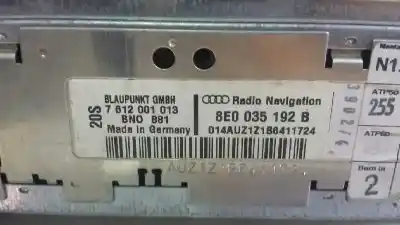 Second-hand car spare part gps navigation system for audi a4 berlina (8e) * oem iam references 8e0035192b  