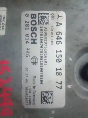 Recambio de automóvil de segunda mano de centralita motor uce para mercedes sprinter ii james cook (906) 2.1 cdi cat referencias oem iam a6461501877  0281014346