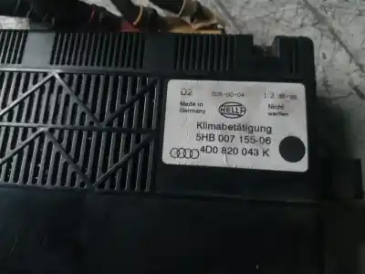 Pièce détachée automobile d'occasion commande de chauffage / climatisation pour audi a8 (d2) 4.2 v8 32v références oem iam 4d0820043k  