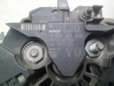 Peça sobressalente para automóvel em segunda mão alternador por opel meriva 1.6 16v referências oem iam 13147093  0124425009