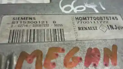 Pezzo di ricambio per auto di seconda mano centralina motore per renault scenic (ja..) motor 1.6 ltr. - 79 kw riferimenti oem iam 7700875745 7700111772 s11530q121b