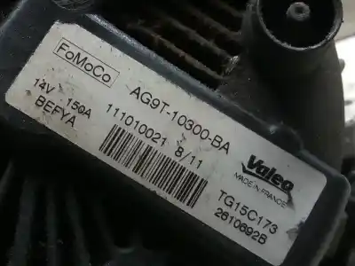 Second-hand car spare part alternator for ford galaxy (ca1) 2.0 tdci cat oem iam references ag9t10300ba  tg15c113