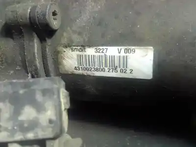 Second-hand car spare part gearbox for smart coupe pulse oem iam references 0003202v018 3227 02180367956