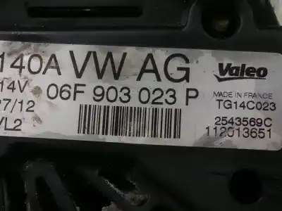Second-hand car spare part alternator for skoda superb combi (3t5) 2.0 tdi dpf oem iam references 06f903023p  tg14c023
