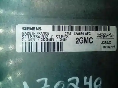Second-hand car spare part ecu engine control for ford focus lim. (cb4) 1.6 16v cat oem iam references s118934202c  282088656