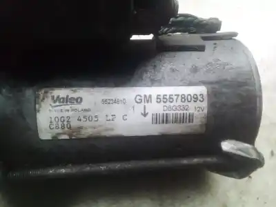Peça sobressalente para automóvel em segunda mão motor de arranque por fiat linea (110) 1.3 16v jtd cat referências oem iam 55578093  d6g332