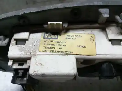 Pezzo di ricambio per auto di seconda mano controllo riscaldamento / aria condizionata per renault scenic (ja..) motor 1.9 ltr. - 59 kw dti diesel riferimenti oem iam 663212p  
