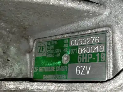Peça sobressalente para automóvel em segunda mão caixa de velocidades por audi a8 (4e2) 3.0 v6 24v tdi referências oem iam gzv 6hp19 1071137025 0033276 040019