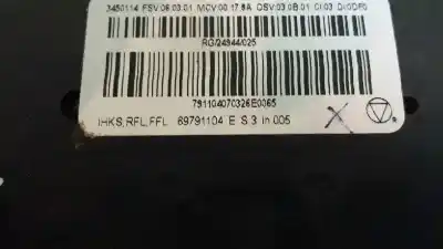 Peça sobressalente para automóvel em segunda mão comando de sofagem (chauffage / ar condicionado) por bmw mini (r56) one referências oem iam 69791104  