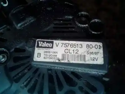 Peça sobressalente para automóvel em segunda mão alternador por bmw mini (r50,r53) 1.6 16v cat 218 cv / 160 kw referências oem iam 113026 407090535 2605106a