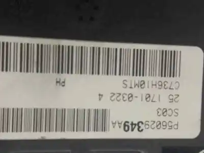 Gebrauchtes Autoersatzteil elektronisches modul zum jeep commander 3.0 v6 crd limited oem-iam-referenzen p56029349aa  25170103224