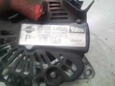 Peça sobressalente para automóvel em segunda mão alternador por nissan note (e11e) 1.4 cat referências oem iam 23100ax62b tg8s024 2543488a