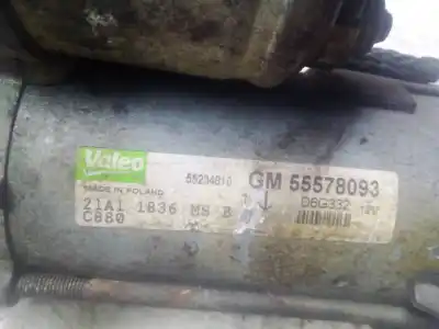 Peça sobressalente para automóvel em segunda mão motor de arranque por fiat linea (110) 1.3 16v jtd cat referências oem iam 55578093  d6g332 55234810