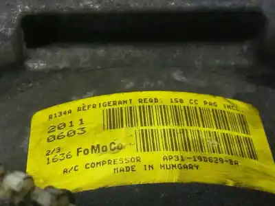 Second-hand car spare part air conditioning compressor for ford focus lim. (cb8) 1.6 tdci cat oem iam references ap3119d629ba  