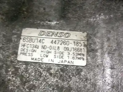 Peça sobressalente para automóvel em segunda mão compressor de ar condicionado a/a a/c por bmw serie 3 touring (e91) 3.0 turbodiesel cat referências oem iam 4472601851  6sbu14c