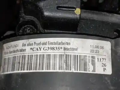 Second-hand car spare part complete engine for skoda octavia berlina (1z3) ambition oem iam references cay  cayc