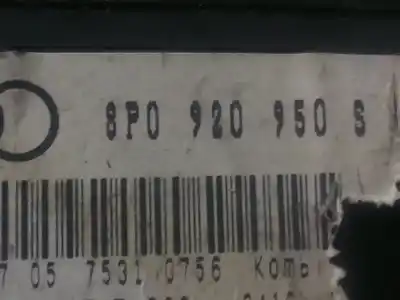 Peça sobressalente para automóvel em segunda mão quadrante por audi a3 (8p) 2.0 tdi attraction quattro referências oem iam 8p0920950s  