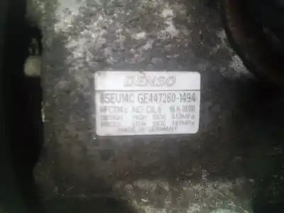 Peça sobressalente para automóvel em segunda mão compressor de ar condicionado a/a a/c por toyota auris 1.6 16v cat referências oem iam 4472601494  