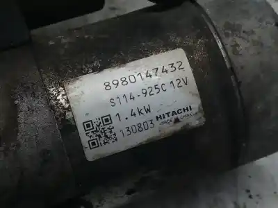 Peça sobressalente para automóvel em segunda mão motor de arranque por opel meriva b 1.7 16v cdti referências oem iam 8980147432  s114925c