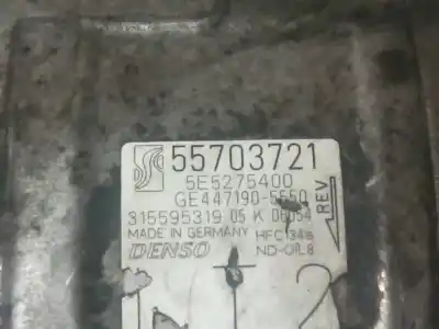 Pezzo di ricambio per auto di seconda mano compressore aria condizionata per opel corsa d 1.7 16v cdti riferimenti oem iam 55703721  5e5275400