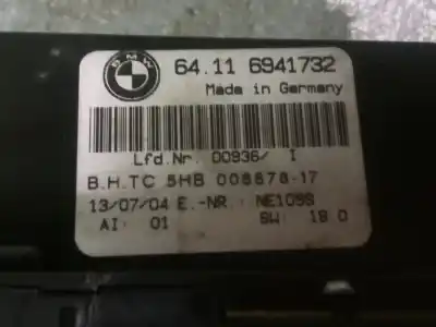 Peça sobressalente para automóvel em segunda mão comando de sofagem (chauffage / ar condicionado) por bmw serie 3 compact (e46) 1.8 16v referências oem iam 64116941732  
