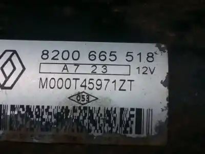 Second-hand car spare part starter motor for renault modus 1.4 16v oem iam references 8200665518  m000t45971zt