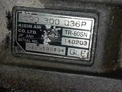 İkinci el araba yedek parçası vites kutusu için porsche cayenne (typ 9pa) s oem iam referansları glf 09d300036p tr-60sn