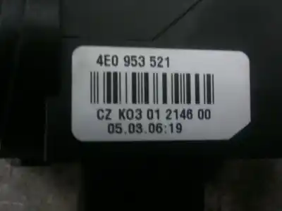 Second-hand car spare part multifunction switch for audi a4 avant (8e) 1.8 20v turbo oem iam references 4e0953521  k0301214600