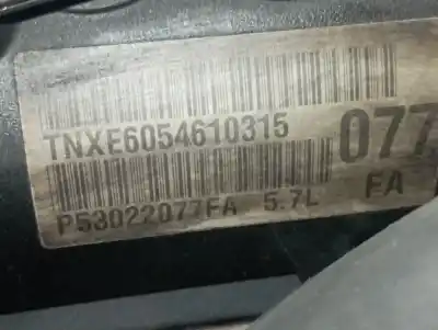 Pièce détachée automobile d'occasion moteur complet pour chrysler 300 c 5.7 v8 références oem iam hemi p53022077fa tnxe