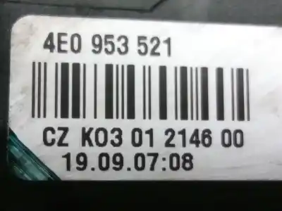 Second-hand car spare part headlights switch for audi a4 avant (8e) 1.8 20v turbo oem iam references 4e0953521  