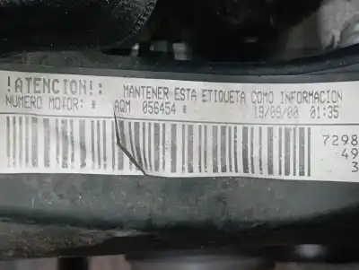 Peça sobressalente para automóvel em segunda mão motor completo por seat ibiza (6k1) 1.9 sdi referências oem iam aqm  