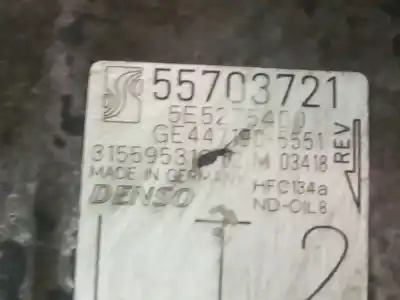 Pezzo di ricambio per auto di seconda mano compressore aria condizionata per opel corsa d 1.7 16v cdti riferimenti oem iam 55703721  