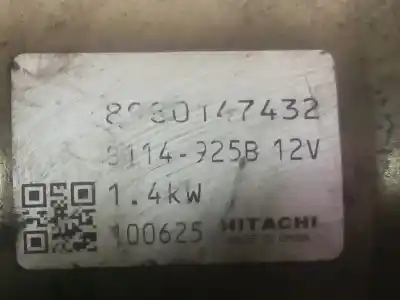 Pezzo di ricambio per auto di seconda mano motorino di avviamento per opel astra j lim. 1.7 16v cdti riferimenti oem iam 8980147432  s114925b