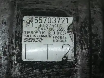 Pezzo di ricambio per auto di seconda mano compressore aria condizionata per opel corsa d 1.7 16v cdti riferimenti oem iam 55703721  5e5275400