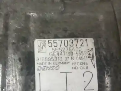 Pezzo di ricambio per auto di seconda mano compressore aria condizionata per opel corsa d 1.7 16v cdti riferimenti oem iam 55703721  5e5275400